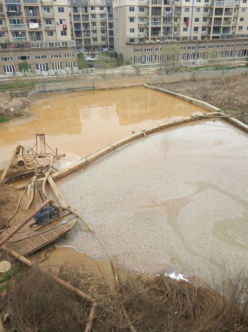 浔阳沉淀池淤泥清理-厂区废水池淤泥清淤
